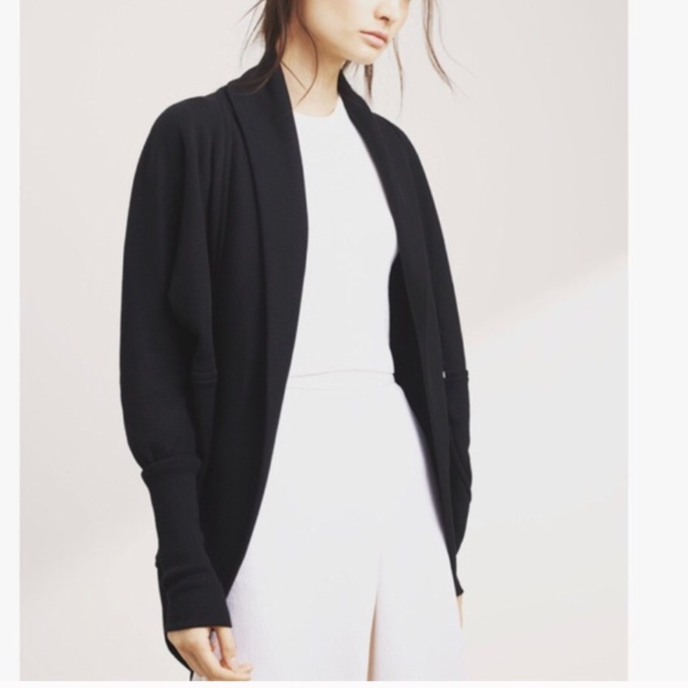 Wilfred by aritzia black sweater with studs